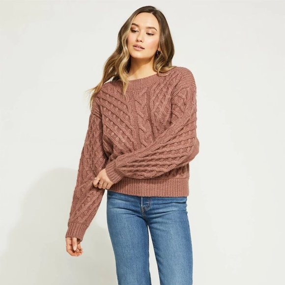 (NWT) Gentle Fawn - "Connelly" cableknit, boat neck sweater (small) - Picture 3 of 3